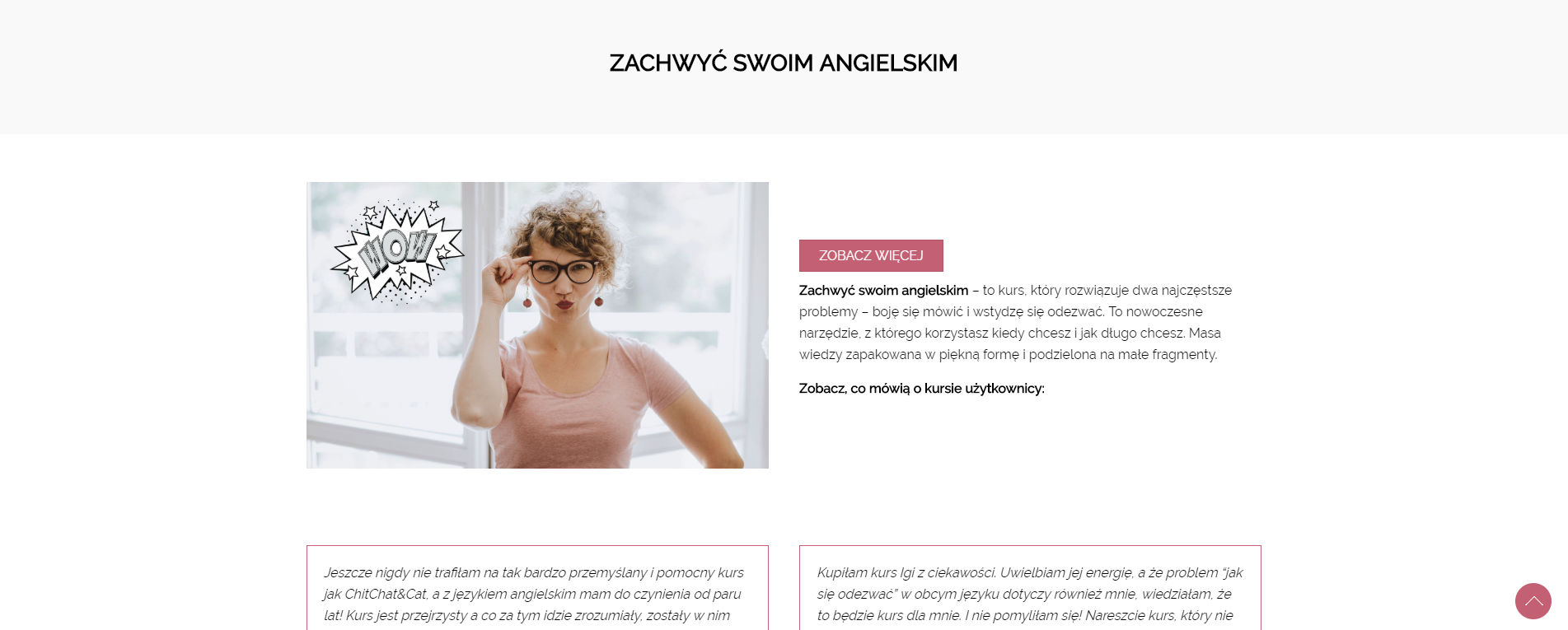 Kursy online ChitChat Cat Angielski Online