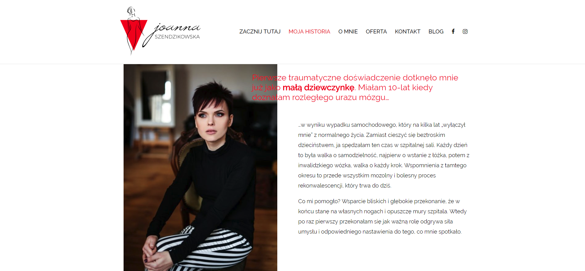 Moja historia Joanna Szendzikowska