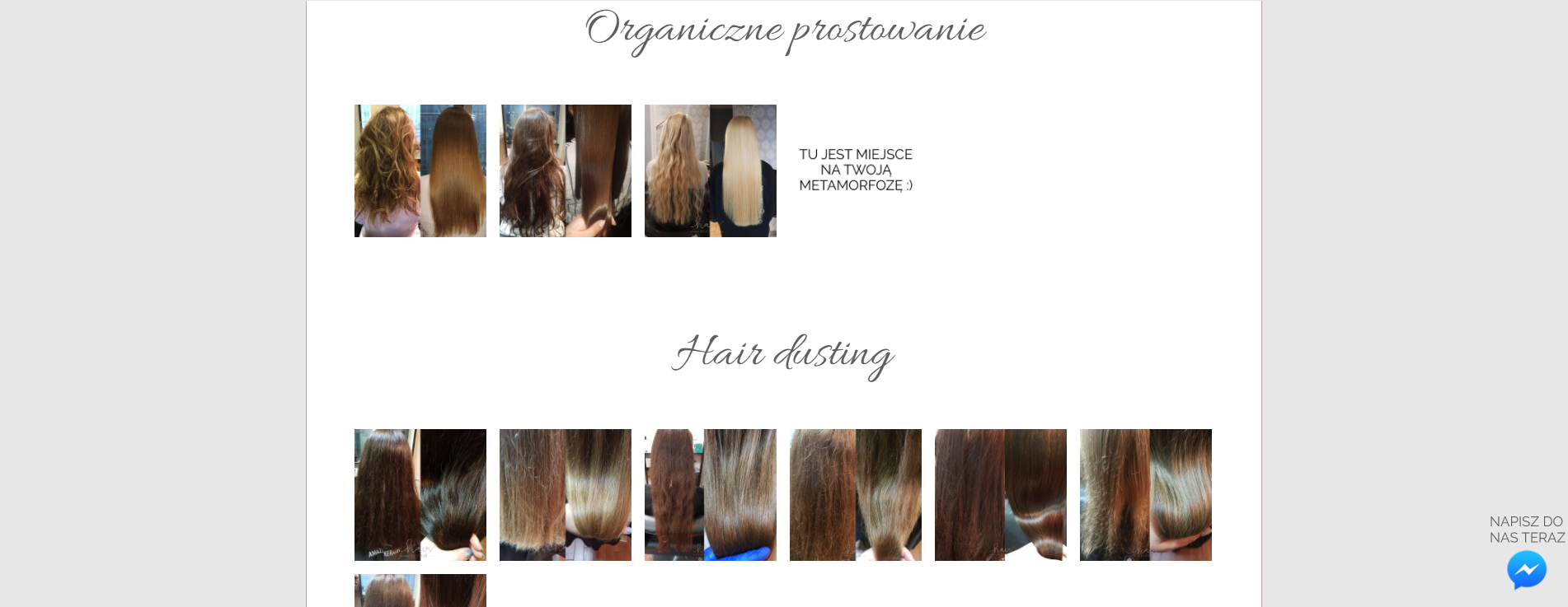 Efekty naszej pracy Hairrepair