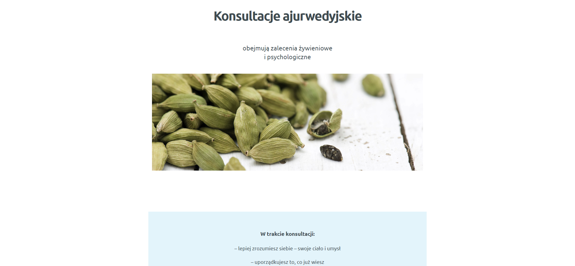 Konsultacje Agni Ajurweda